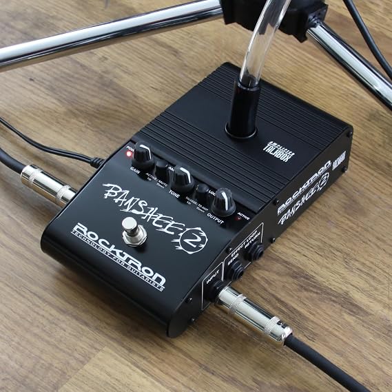 Rocktron Banshee 2 Talk Box Guitar Effects Pedal Talkbox Effect with Built-In Amplifier, Tube Mouthpiece, Vintage Funk & Rock Voice Guitar Pedal, Talkbox Pedal for Electric Guitar, Bass & Keyboards