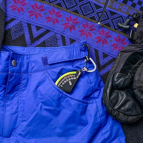 Miniatura 4 de Sun Company AvaGage - Indicador de peligro de avalancha | Medidor de pendiente de esquí y snowboard | Inclinómetro de sendero