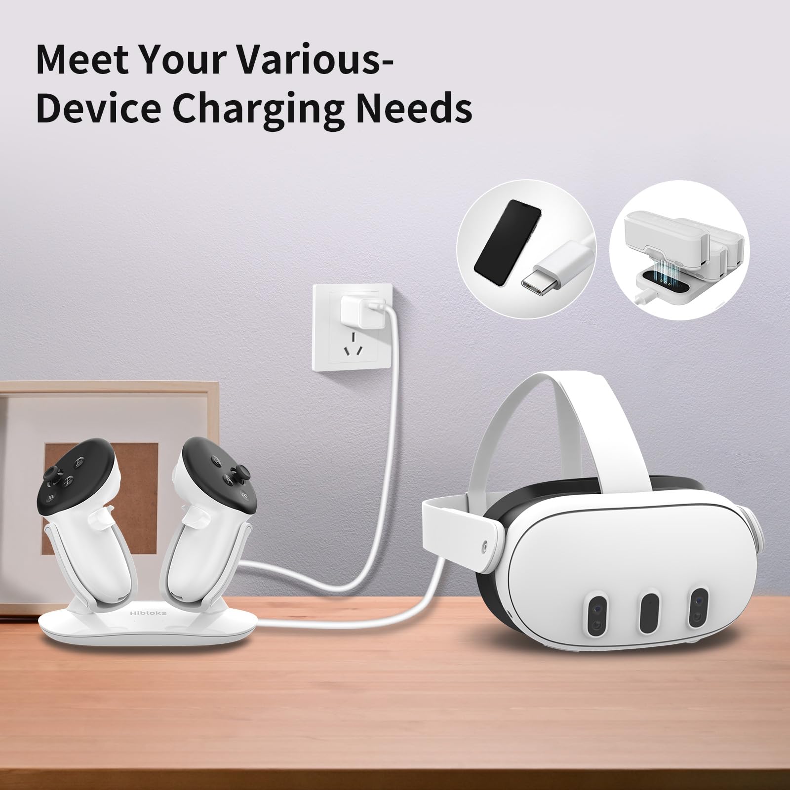 【充電アダプタ無しのため特価】Quest 3 Amazon.co.jp: Meta Quest 3、Oculus Quest 3用充電ドック