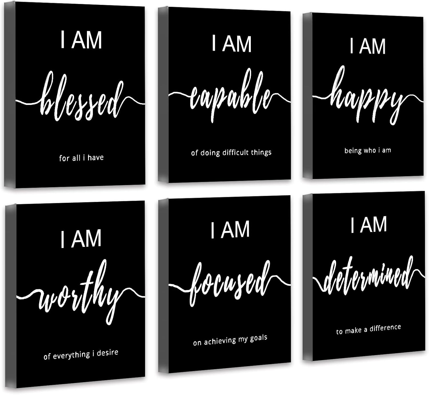 Drsoum Inspirational Wall Art Office Decor, Motivational Wall Art Prints for Office Bedroom Living Room Classroom, 8″x10″,FRAMED