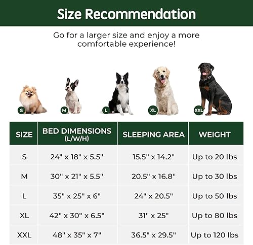 Miniatura 7 de BALANCE Cama ortopédica para perros grandes, cómodos sofás cama para perros con funda extraíble lavable y forro impermeable, sofá de espuma para