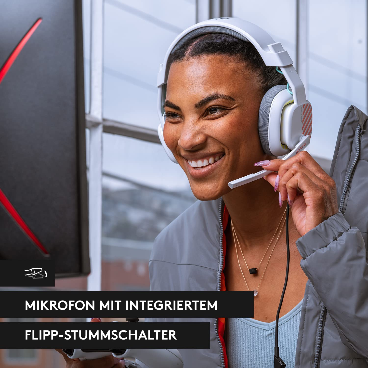 Astro A10 Gaming-Headset Gen 2 Kabelgebundenes Headset, Over-Ear-Gaming-Kopfhörer, Leicht & Robust, Flip-to-Mikrofon, 32 mm Treiber, Für Xbox Series X|S, Xbox One, Nintendo Switch, PC - Weiß