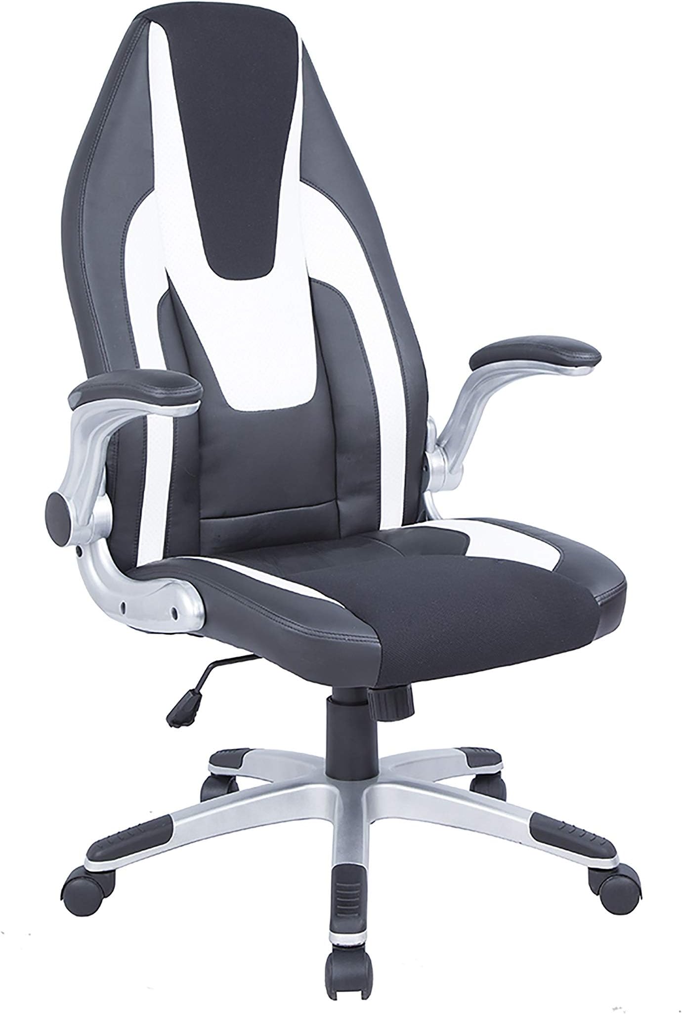 MILAN4127-CCH Computer Chair, Black, White