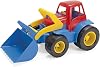Dantoy Kids Toy Tractor with Front Loader, Made in Denmark