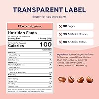 Vista 2 de Hazelnut Protein Coffee Creamer - Grass Fed Pasture Raised Collagen - Hair, Skin & Nail Support,Energy-Boosting MCTs, Keto Friendly, Lactose Free &