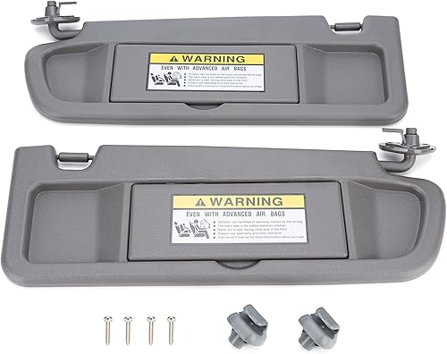 Visera solar del lado izquierdo del conductor y del pasajero derecho compatible con Honda Civic 2006 2007 2008 2009 2010 2011 reemplaza #