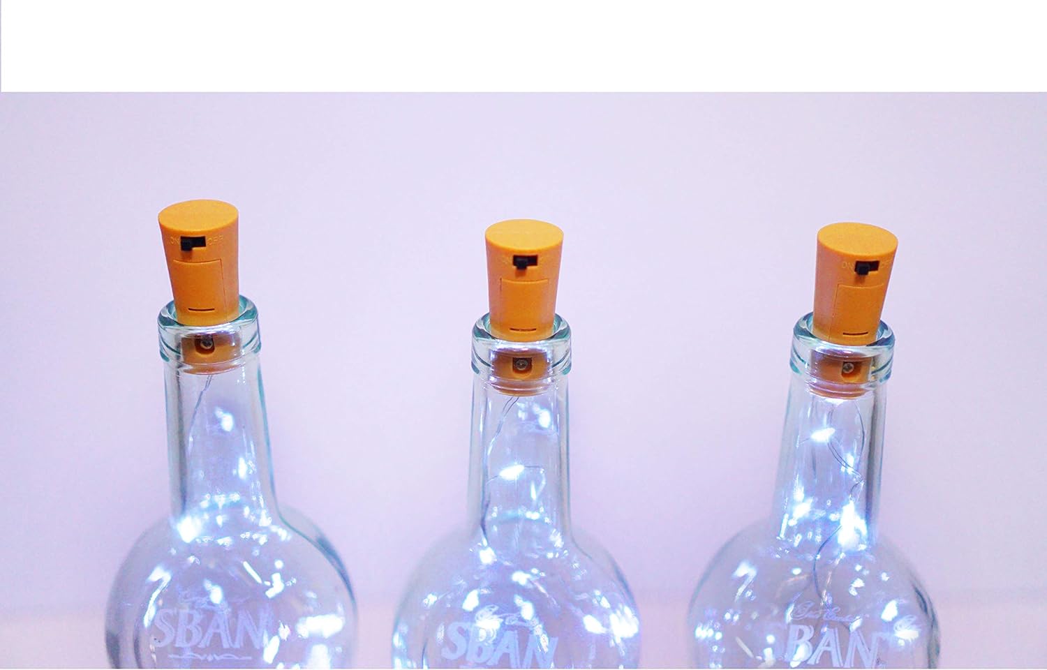 30 Pack 10 LED Wine Bottle Cork Lights, Fairy Mini String Lights Copper Wire, Battery Operated Starry Lights for DIY, Christmas, Halloween, Wedding, Party, Indoor&Outdoor (30 Pack, Cool White)