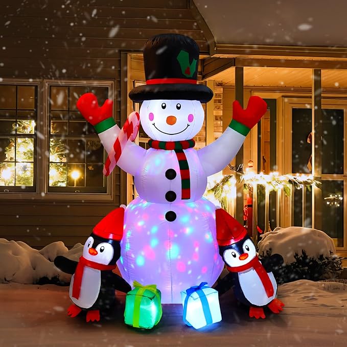 Amazon.de Kssiaz Aufblasbare Weihnachtsdeko Aussen, 180cm Weihnachten