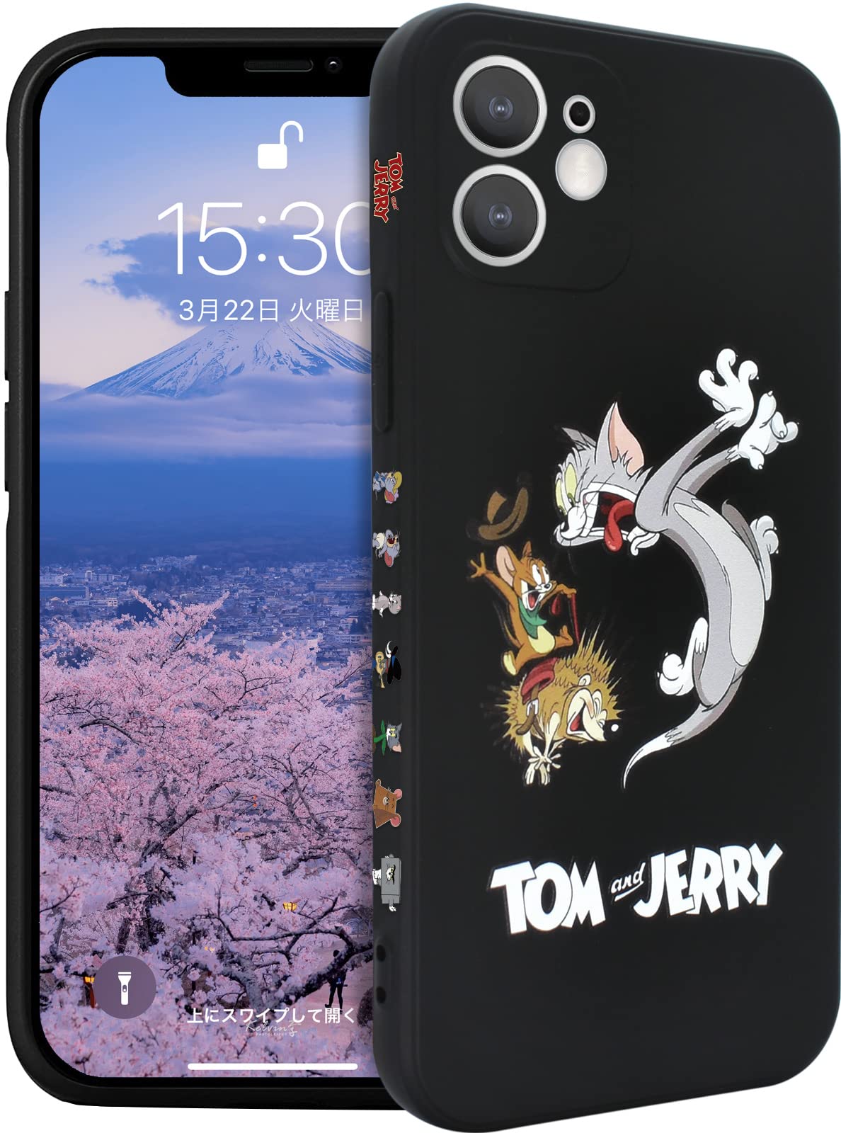 Amazon.co.jp: トムとジェリー iPhone12 Pro 用 ケース スマホケース