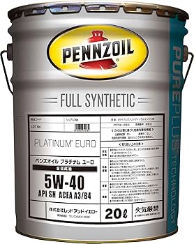 Amazon | ペンズオイル プラチナム ユーロ 5W-40 API SN ACEA A3