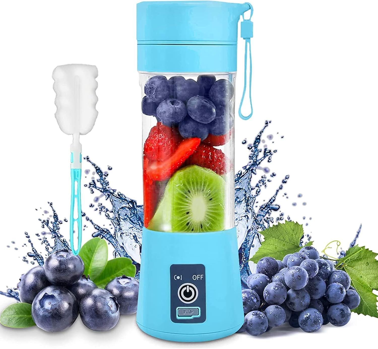 Portable Blender Bottle, Mini Blender for Smoothies and Milkshake
