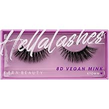 KARA BEAUTY Style L5 Hellalashes 8D Faux Mink Lashes ألياف اصطناعية خفيفة الوزن في 8 طبقات الأبعاد K TOWN - مشعل درامي ، 1 زوج