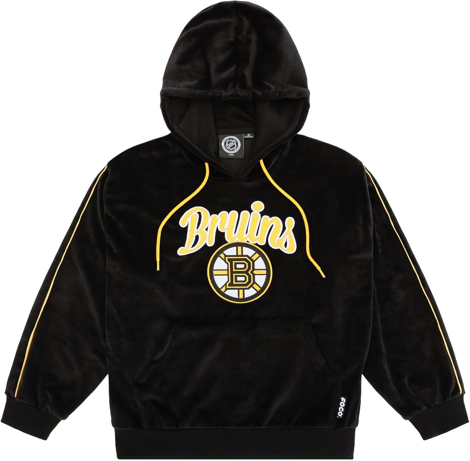 FOCO NHL womens Nhl Team Logo Fashion Velour Hooded Sweatshirt - Image 5