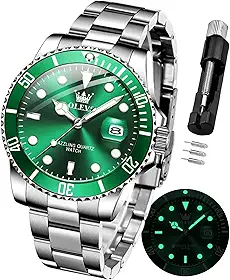 Relógios masculinos de quartzo, à prova d'água, cronógrafo, analógico, multifuncional, fase da lua, silicone, diamante, luminoso
