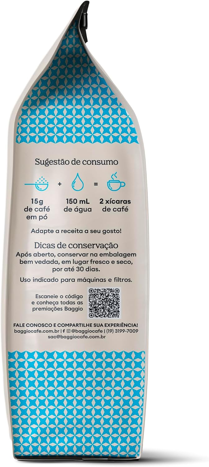 Baggio Café Torrado e Moído Aroma Vanilla 250g