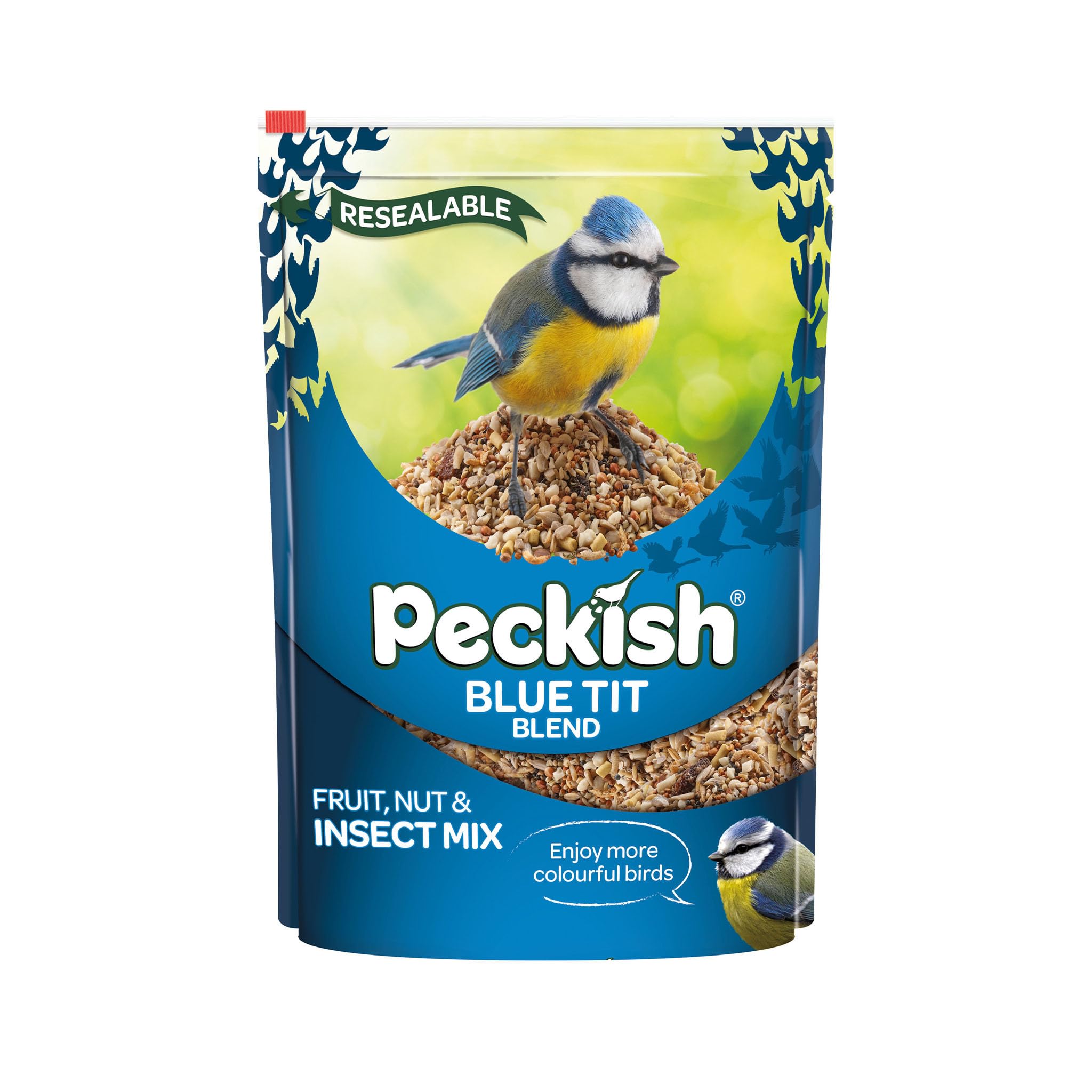 1kg Blue Tit Insect Blend Bird Feed – Ideal for Hanging Feeders, Bird Tables, and Ground Feeding