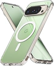 Ringke Coque pour Google Pixel 10 Pro XL Case Accessoires [Fusion Magnetic] Compatible avec Magsafe/Pixelsnap Magnétique Transparente Ultra Fine Rigide Back Souple Bumper Étui Antichoc Protection