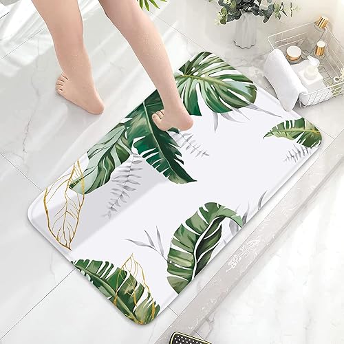 Miniatura 9 de ZYLLGLOW Juego de cortinas de ducha con hojas de tortuga verdes juego de cortinas de ducha bohemias con alfombras accesorios de decoración abstracta