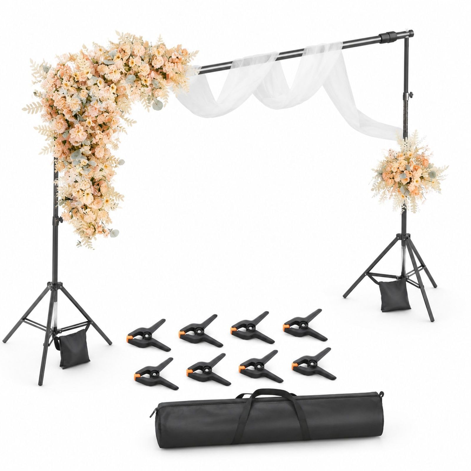 Regulowany system tła do studia fotograficznego, baner i tkanina