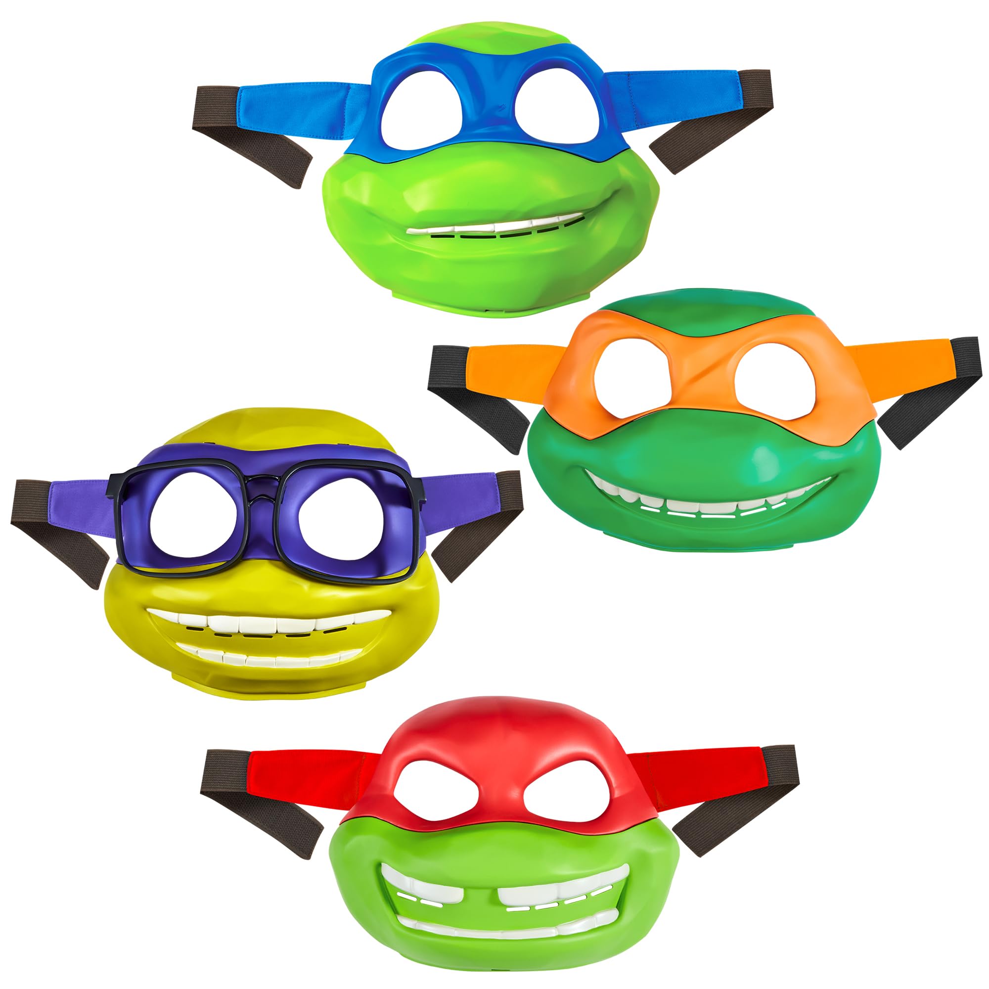 Teenage Mutant Ninja Turtles: Mutant Mayhem Turtle Mask 4-Pack by Playmates Toys