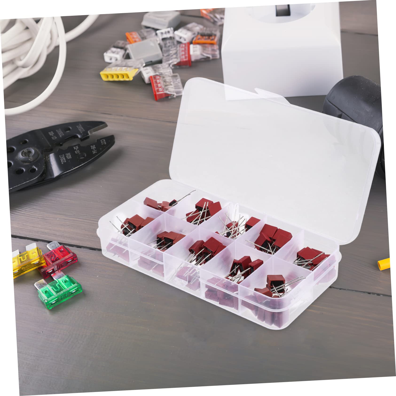 SHINEOFI 4 Set Fusibili Slow Blow Assortiti Volt con Resistente per Applicazioni Domestiche