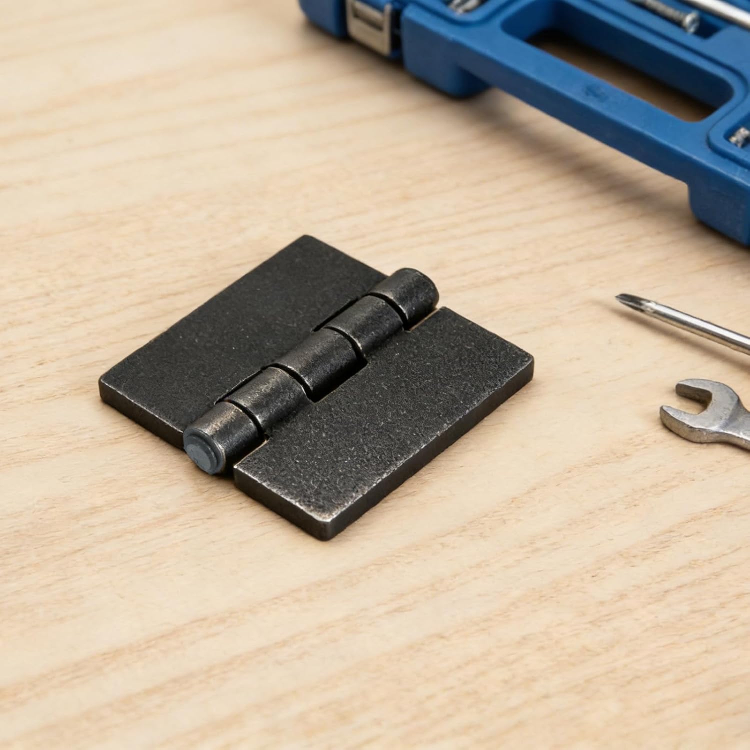 18 Pcs Weld Hinges Rust Resistant Heavy Duty Steel Butt Hinge Long Lasting Corrosion Resistant Metal Hinge for Heavy Gates and Trailer Gate Doors (3 Inches)