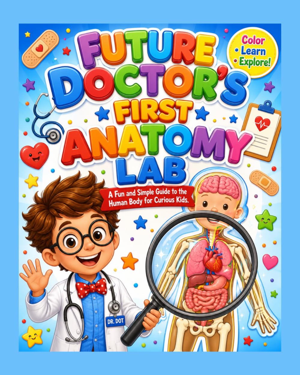 Future Doctor’s First Anatomy Lab: A Fun and Simple Guide to the Human Body for Curious Kids.