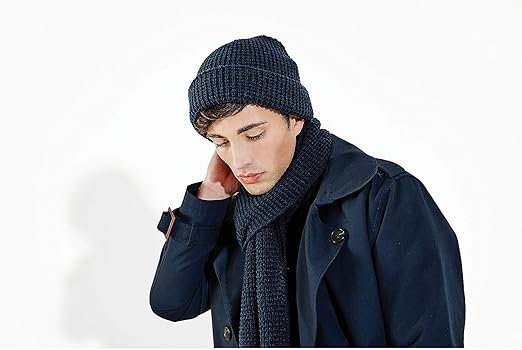 Beechfield Unisex Classic Waffle Knit Winter Scarf (One Size