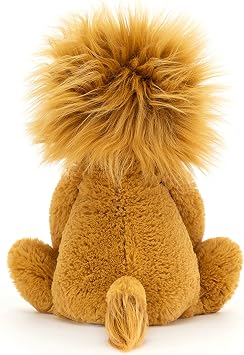 Jellycat Bashful Lion Stuffed Animal, Medium 12 inches - Big Cat Plush Toy - Classic Children's Gift