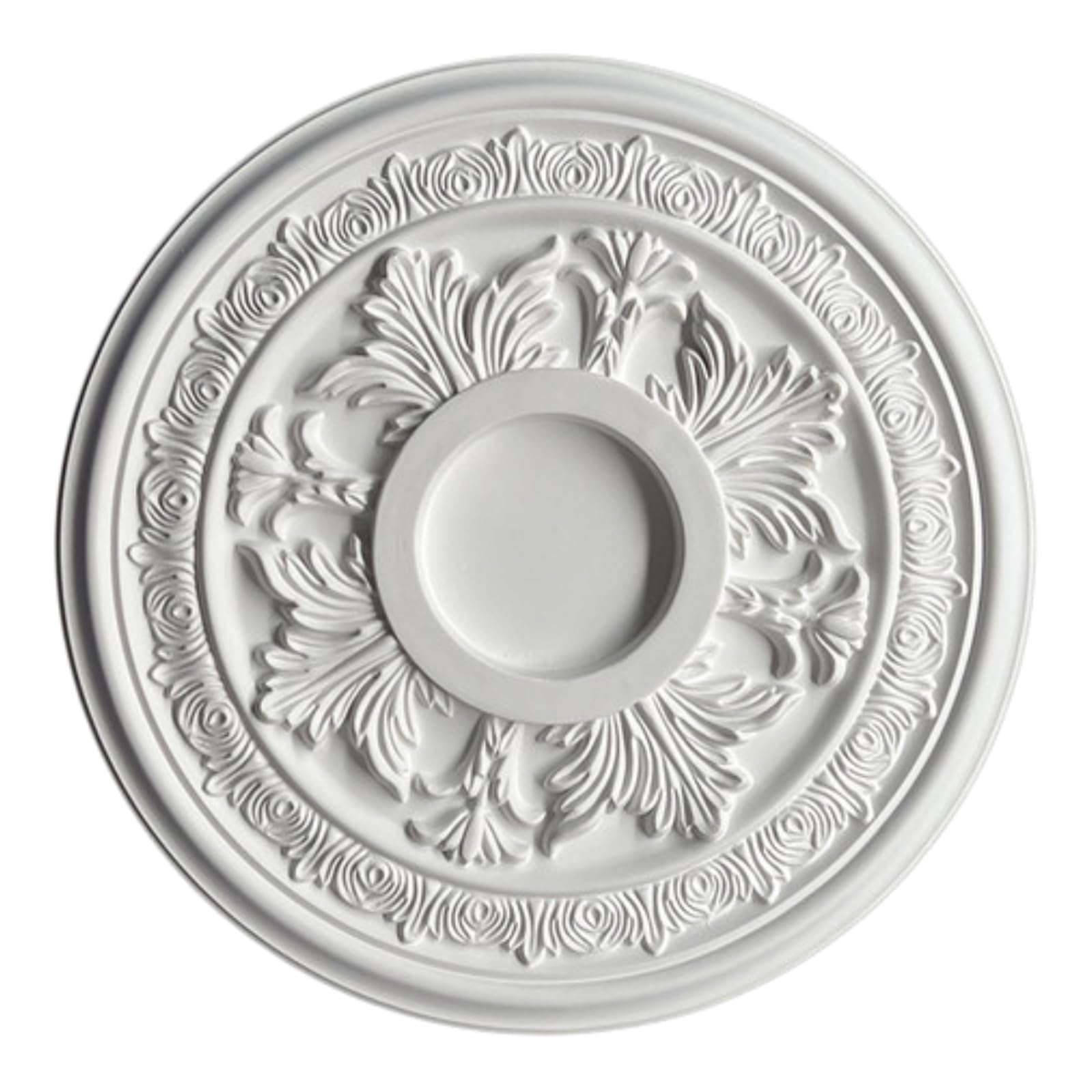 Rosone Lampadario Soffitto,Rosone Decorativo per Soffitto,Medaglione Rotondo da Soffitto,Piastra Rotonda per Ventilatore A Soffitto,Rosone Decorativo per Lampadario