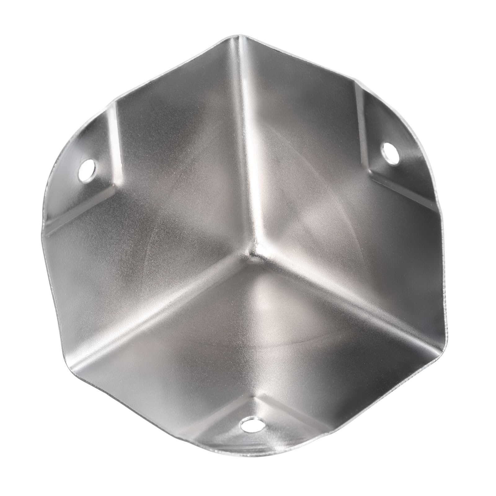 QUARKZMAN Metallo Protezioni Angolari per Scatole Protettore Bordi 50 x 50 x 50mm Argento Tono 24pz per Tavola Angoli e Scrivania Angoli