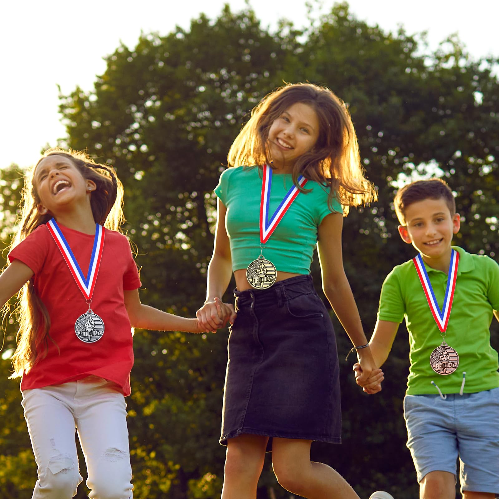 30 medallas de 2 pulgadas para el día de campo para premios, ganador de oro, plata, bronce, fomenta la participación del equipo para adultos, premio de trofeo, premio, regalo, competiciones