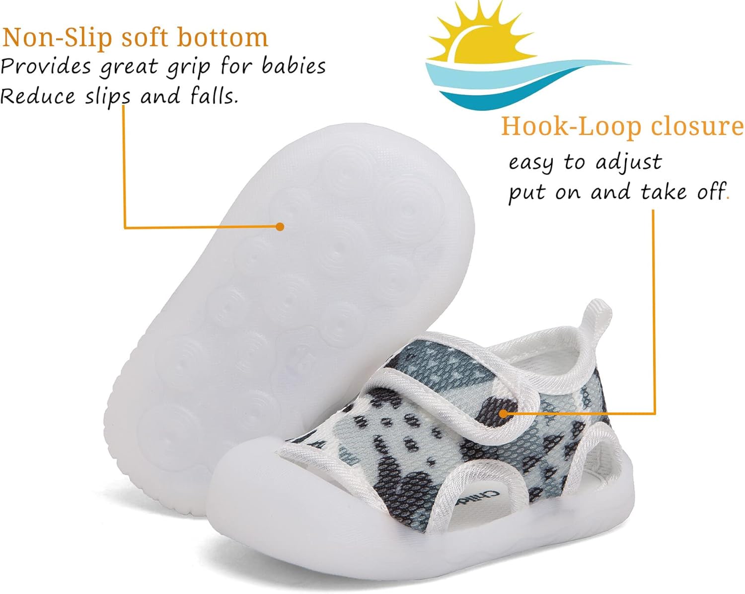 Baby Girls Boys Summer Sandals Soft Comfortable Sole Flats Shoes Newborn Toddler Soft Non-slip Sole First Walker Crib Shoes - Image 5