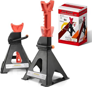 Lafati Jack Stands 6 Ton123,00 LBs Lifting Car Stand, Fit Use for Cars Automotive Sedans, 2 Pack