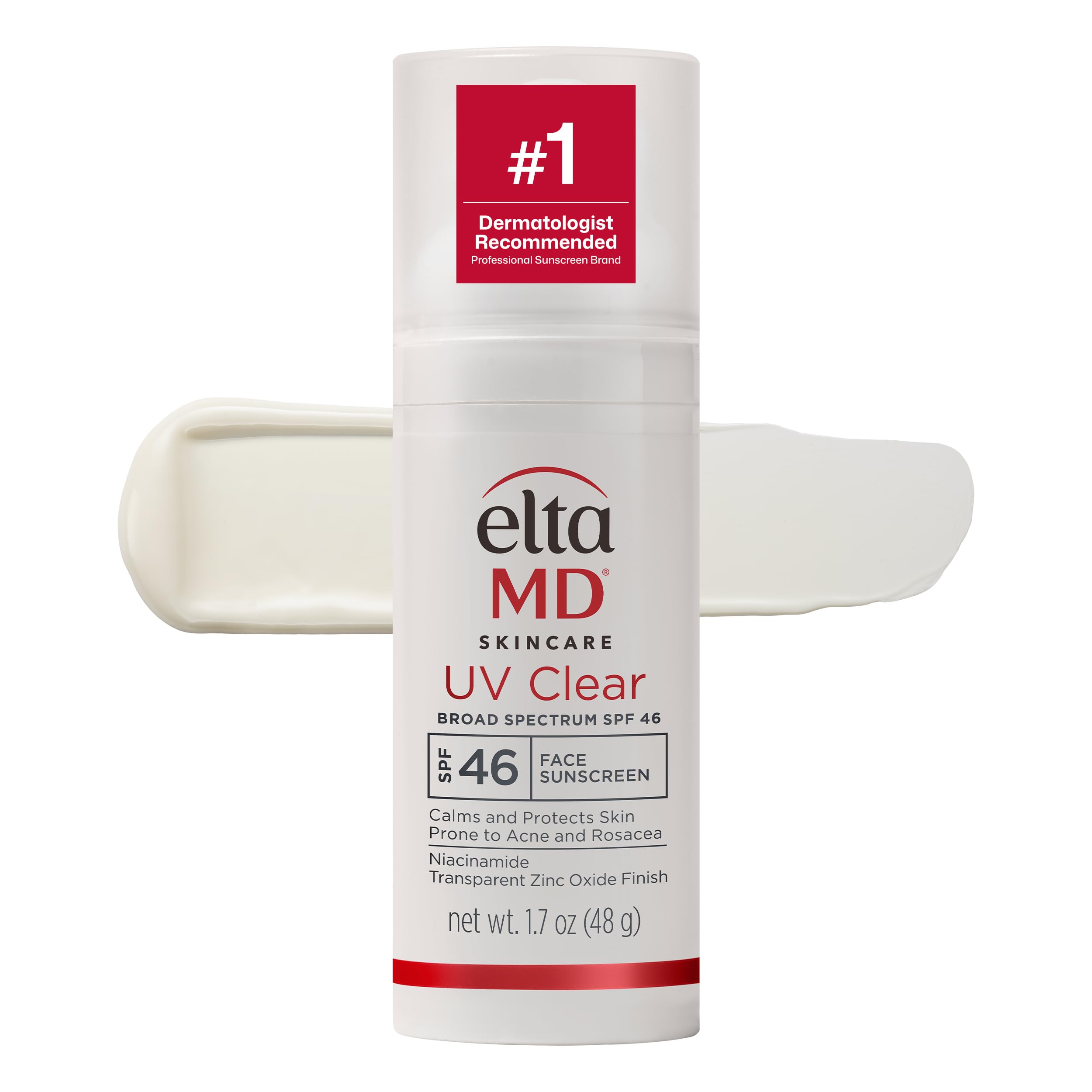 UV Clear Face Sunscreen, Oil Free Sunscreen for Sensitive Skin with Zinc