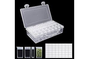 Ultimate Seed Storage Solution: Plastic Seed Organizer Box with Customizable Label Stickers