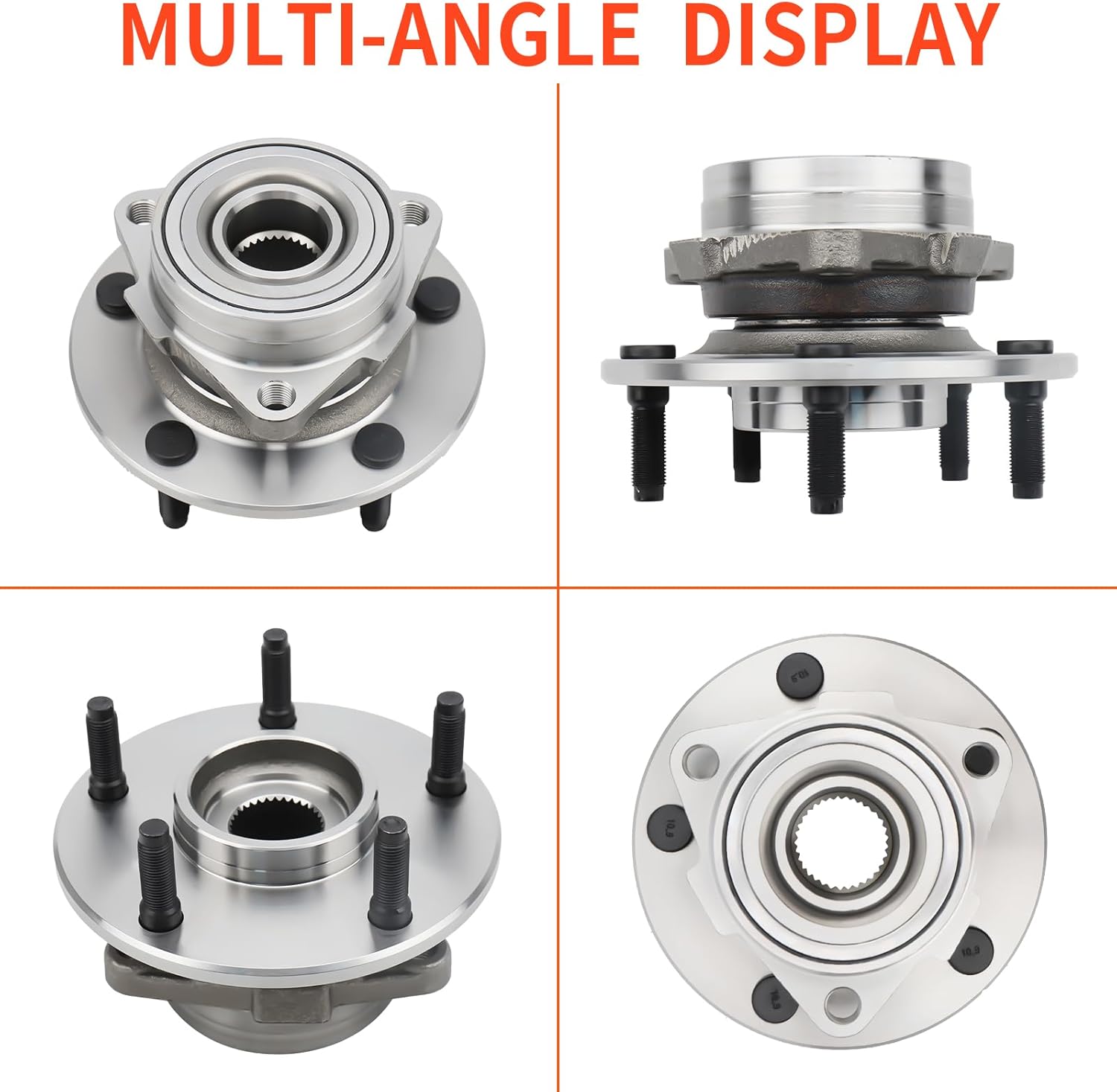 DRIVESTAR 515006 4WD Front Wheel Hub & Bearing Assembly for 1994 1995 1996 1997 1998 1999 for Dodge Ram 1500 Pickup(4x4 5 lugs Non-ABS)