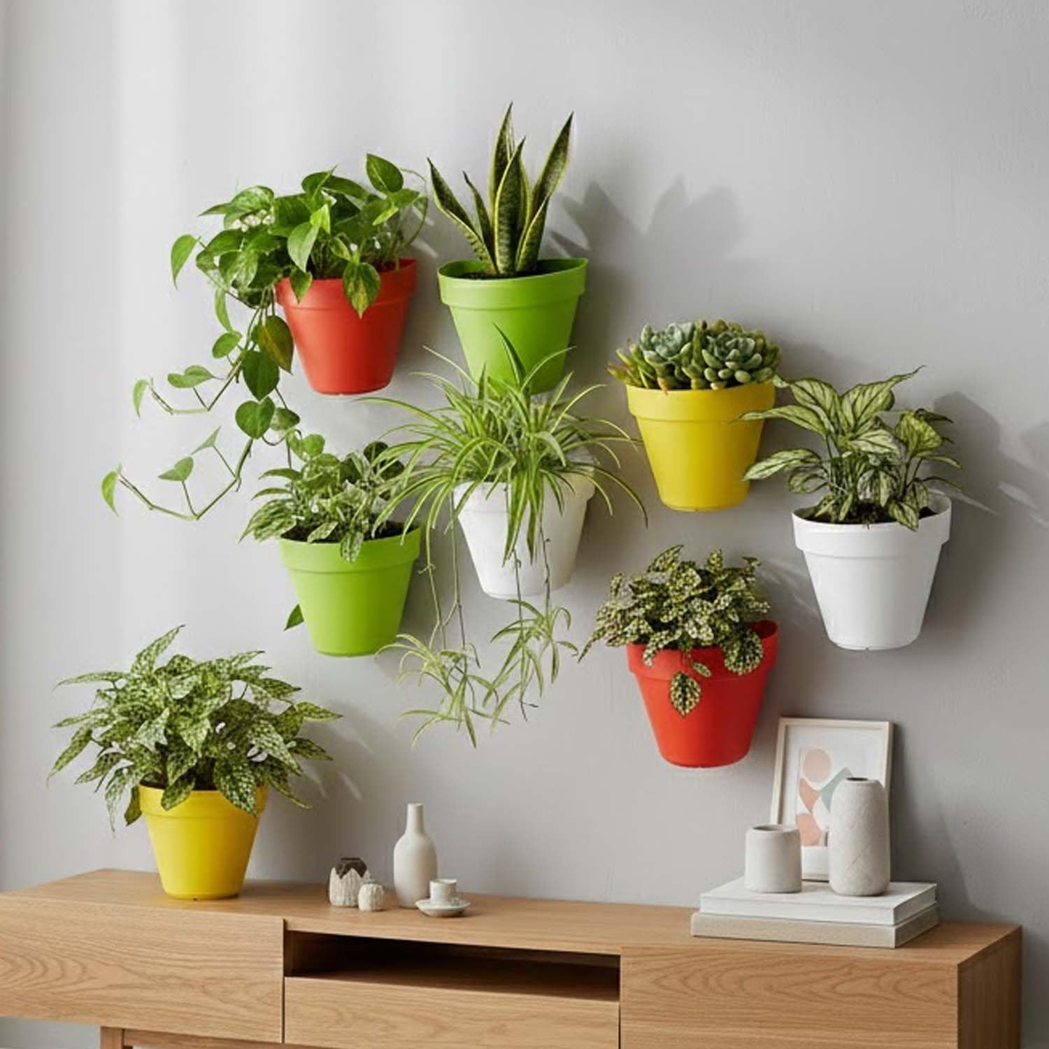 Go Hooked Wall Planters - 5 Pack for Vertical Gardens -11 Go Hooked Wall Planters - 5 Pack for Vertical Gardens -11