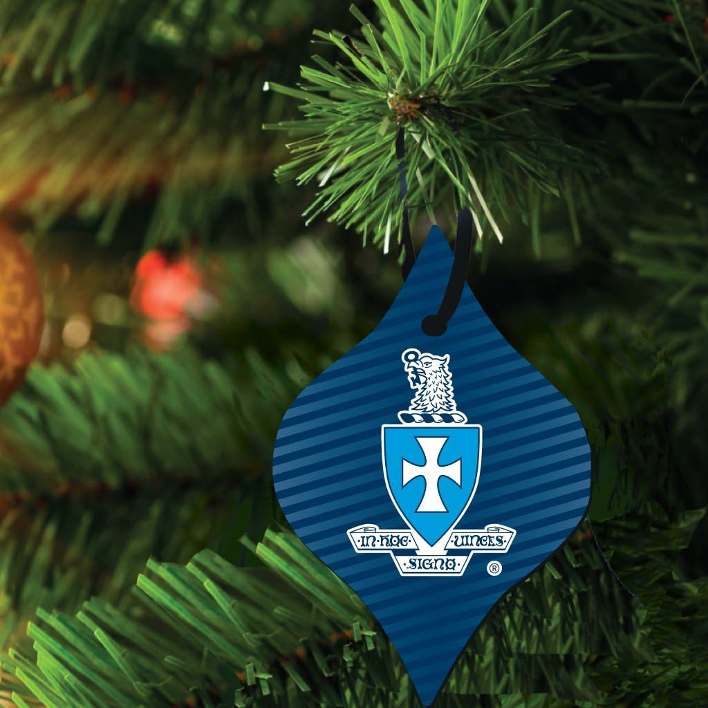 VictoryStore Holiday Ornaments: Sigma Chi Ornaments Set of 3, 1 Round, 1 Rectangle and 1 Tapered