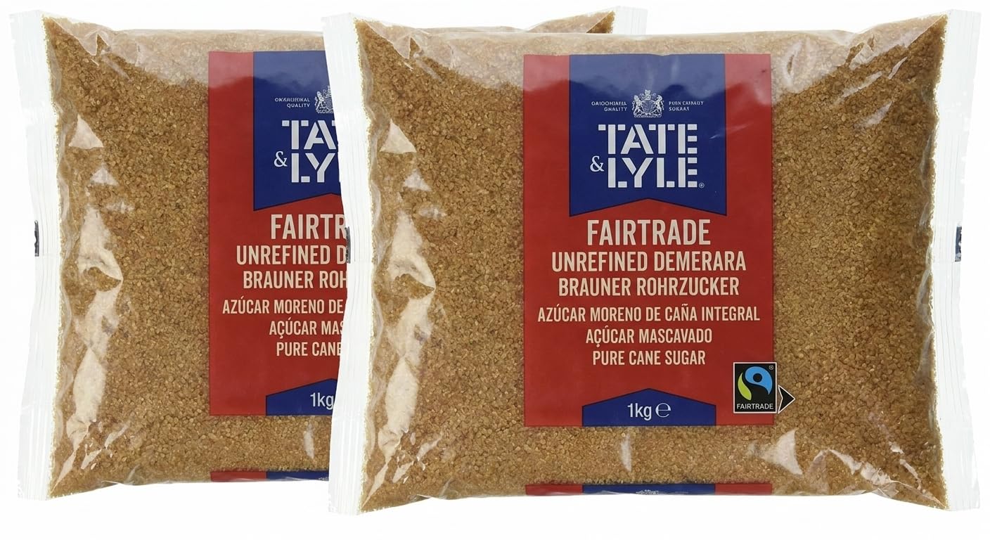 Tate Lyle Brauner Rohrzucker unraffiniert 1kg Fairtrade