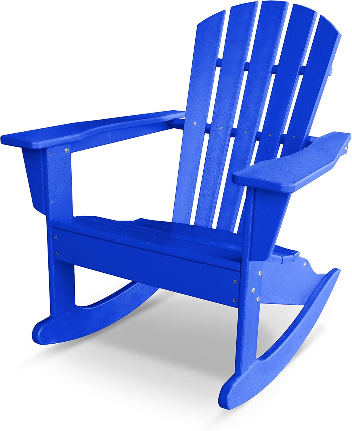 POLYWOOD® Palm Coast Adirondack Rocking Chair in Teak