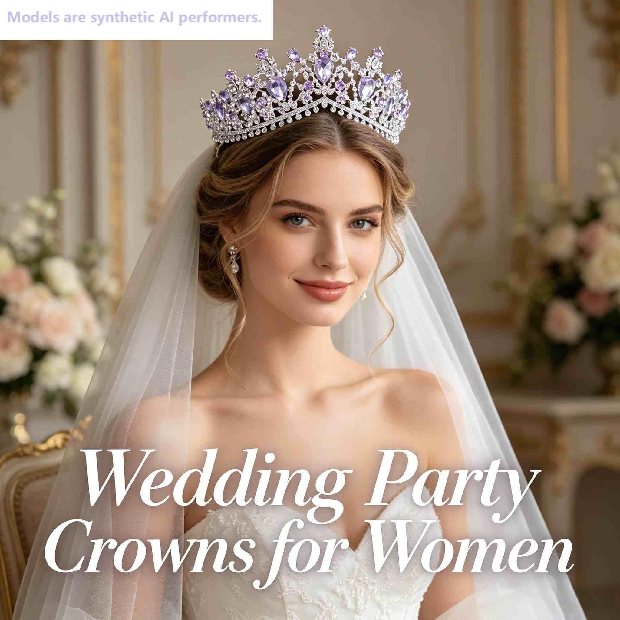 Kamirola - Corona de reina y tiara de princesa para mujeres y niñas, diademas de cristal para novia, disfraces góticos de Halloween para mujer, graduación, Navidad, Halloween, cumpleaños, fiesta de