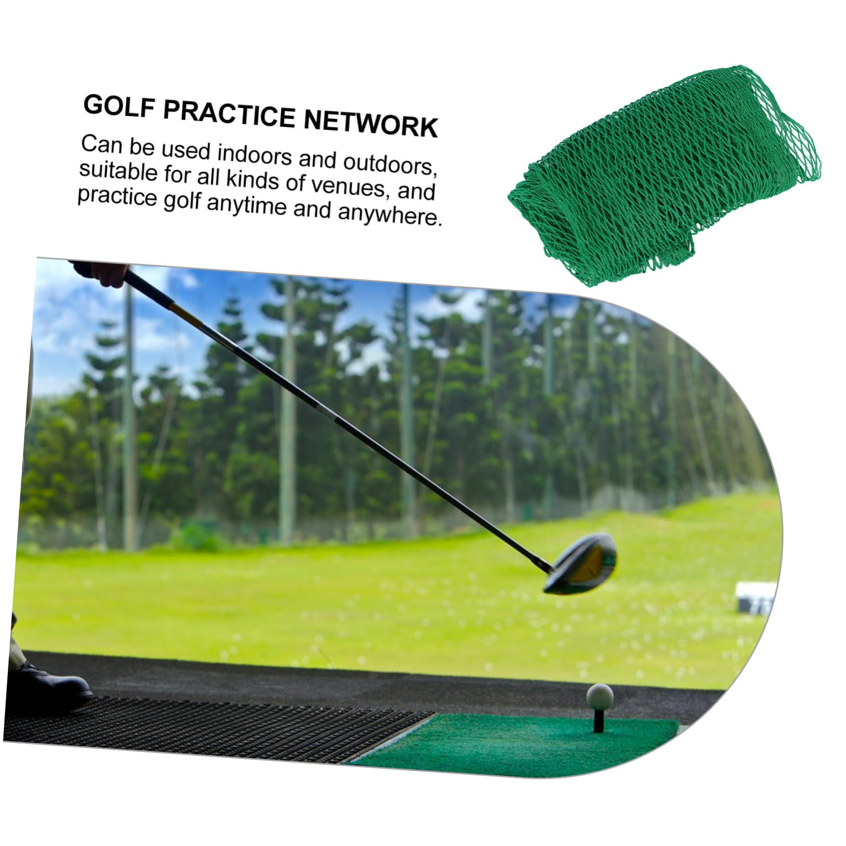 Práctica Portátil para Entrenamiento Interior y Exterior De Resistente para Golfistas y Al Deporte