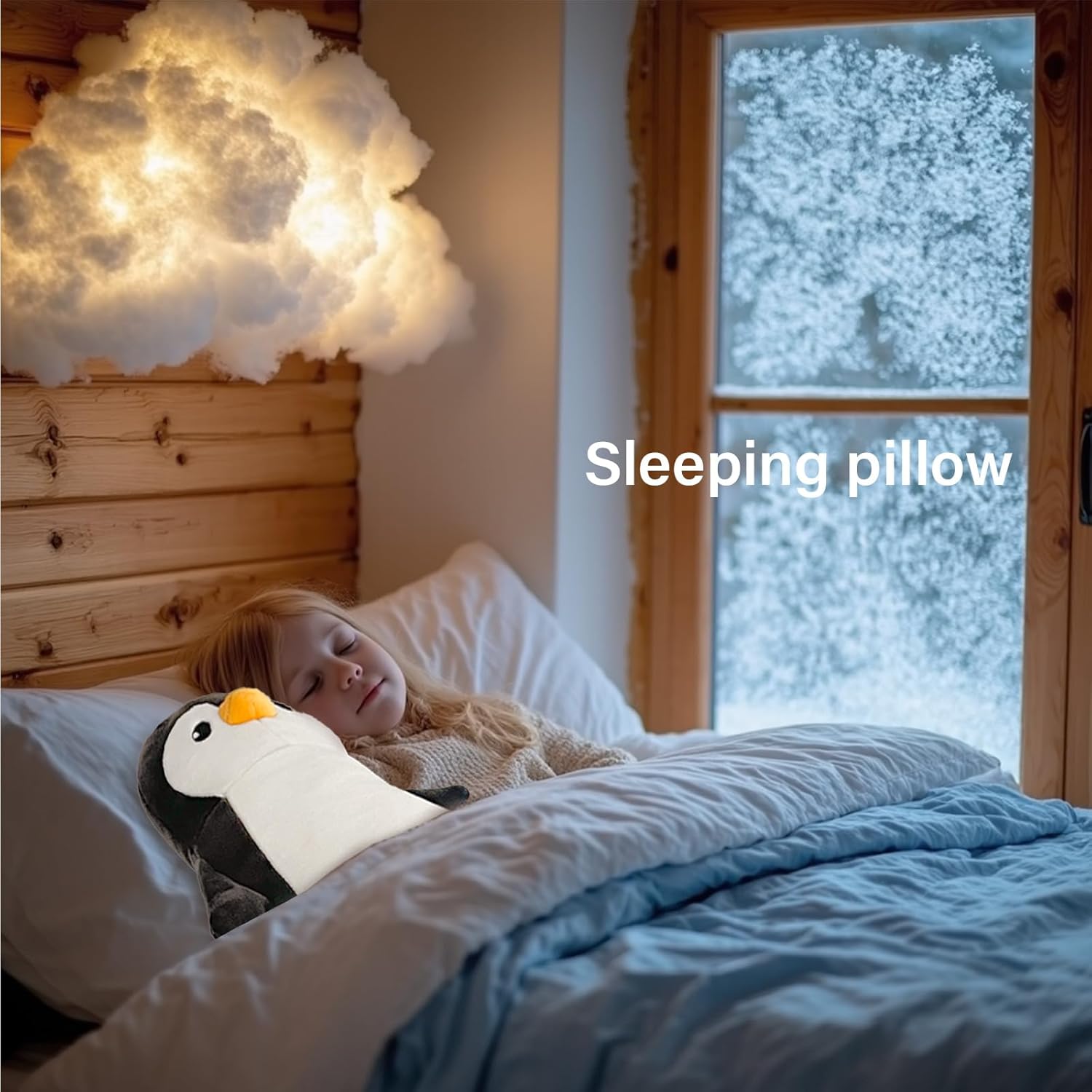 Penguin Plush,19.6 Inch Penguin Stuffed Animal, Long Penguin Plushies Body Pillow, Kawaii Penguin Plush Toy Gift for Girls Boys - Image 4