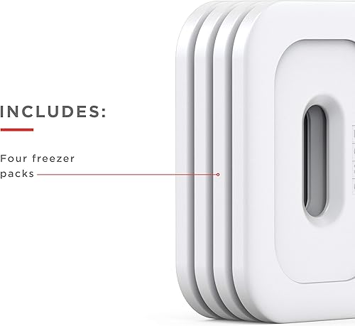 Miniatura 2 de Zoku - Neat Stack - Juego de 4 paquetes refrigerantes para congelador - Mantiene la comida súper fresca - Apto para congelador