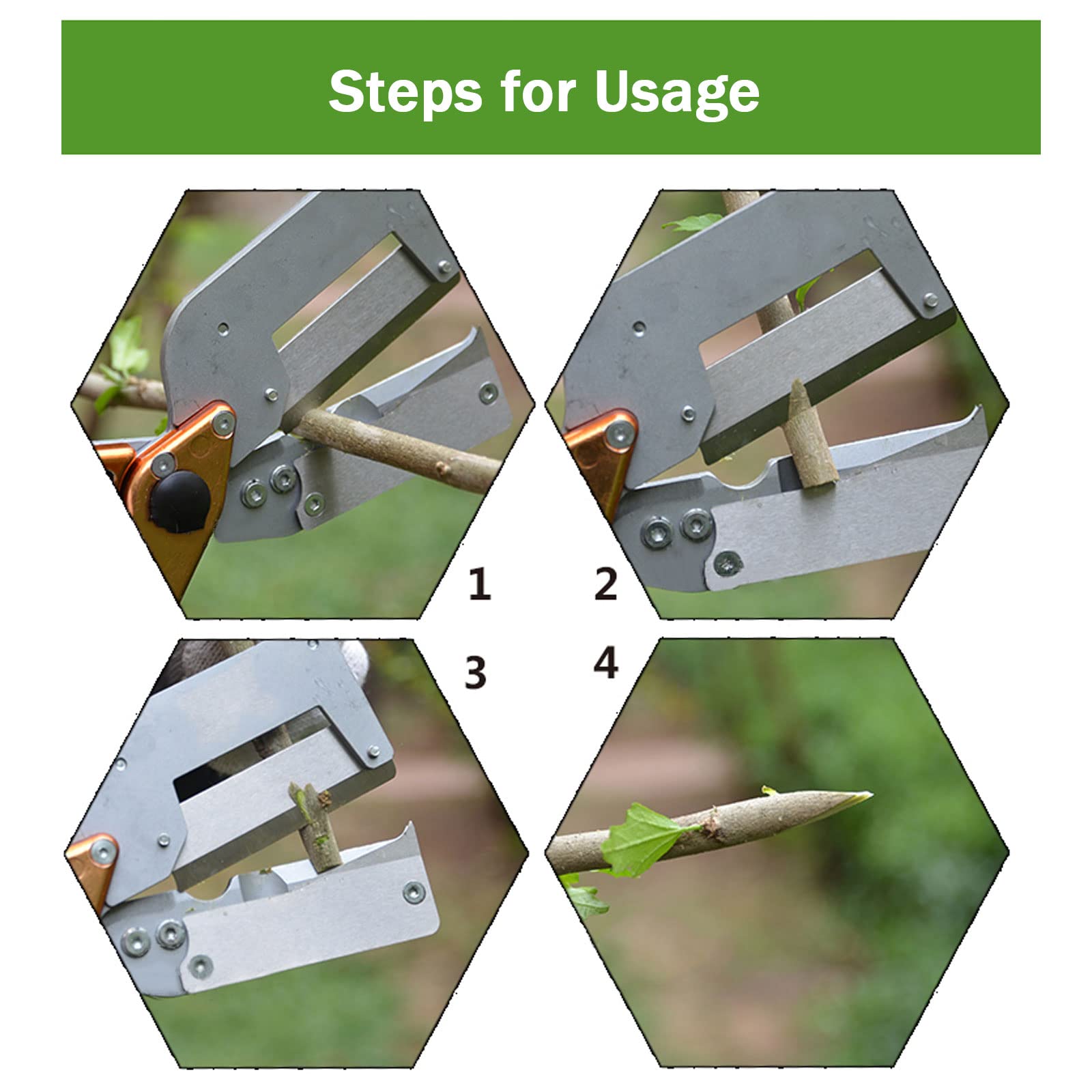 Giardino Innesto Kit, Forbici da Innesto Professionale con Lame di Taglio di Ricambio, Attrezzi del Giardino e Innestare Piante Efficiente Potatura Albero da Frutto per Alberi da Frutto/Pianta/Ramo