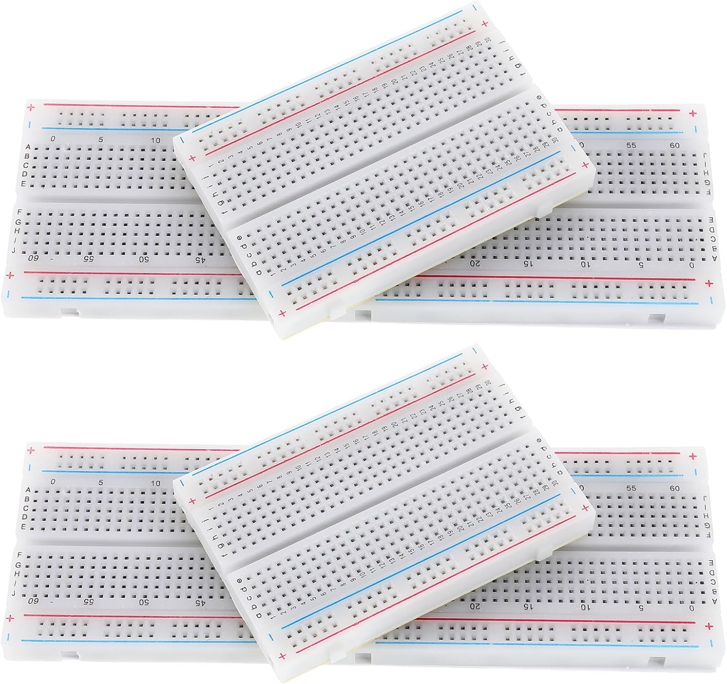 4pcs Electronics Breadboard Kit for Quick Prototyping and Modular Layout