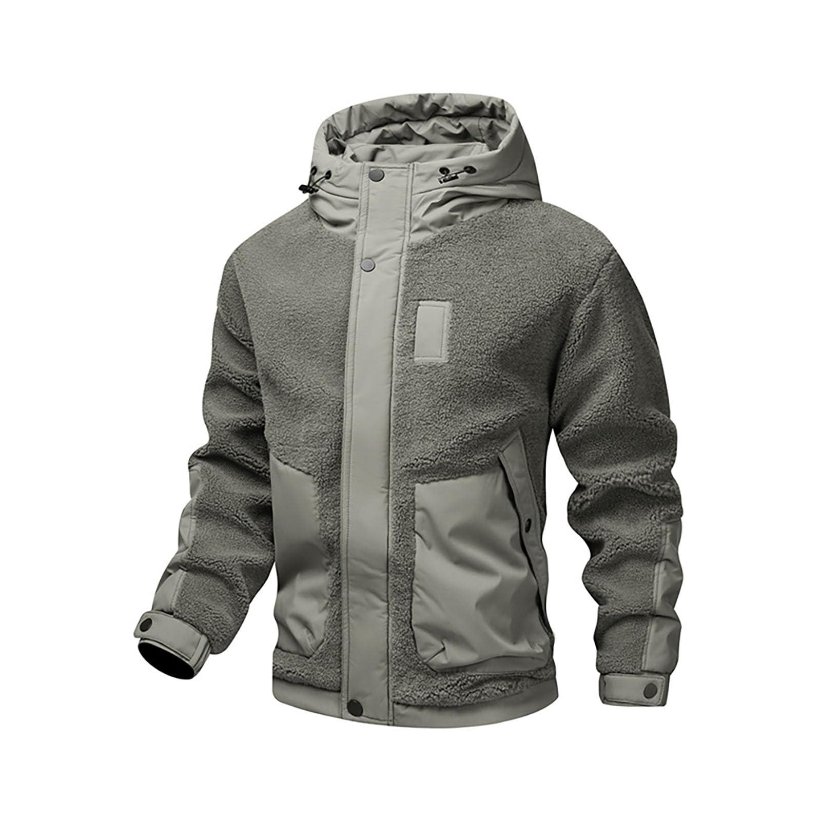 Veste Polaire Thermique pour Les Sports d'hiver en extérieur et Les Tenues décontractées, épaisse, Chaude et Confortable, idéale pour Les activités par Temps Froid et l'usage Quotidien.