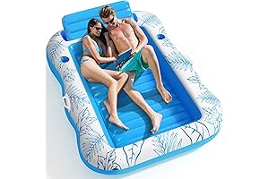 Inflatable Raft for Adults, BAIAI Pool Lounger Float Sun Tanning Floaty