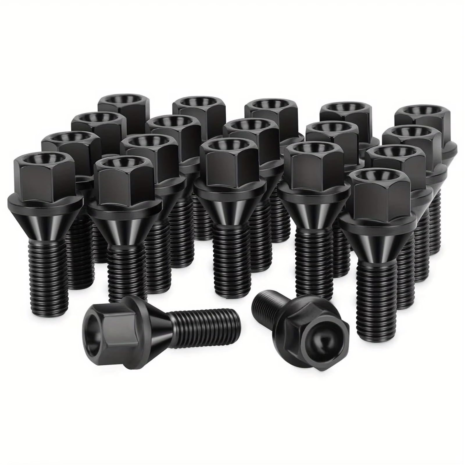 Bulloni ruota auto Compatibile Con BMW Per Z4 E85 2002 2003 2004 2005 2006 2007 2008 20 Pezzi Set Di Dadi Per Cerchi In Lega Con Rondella Conica Ricambi Auto